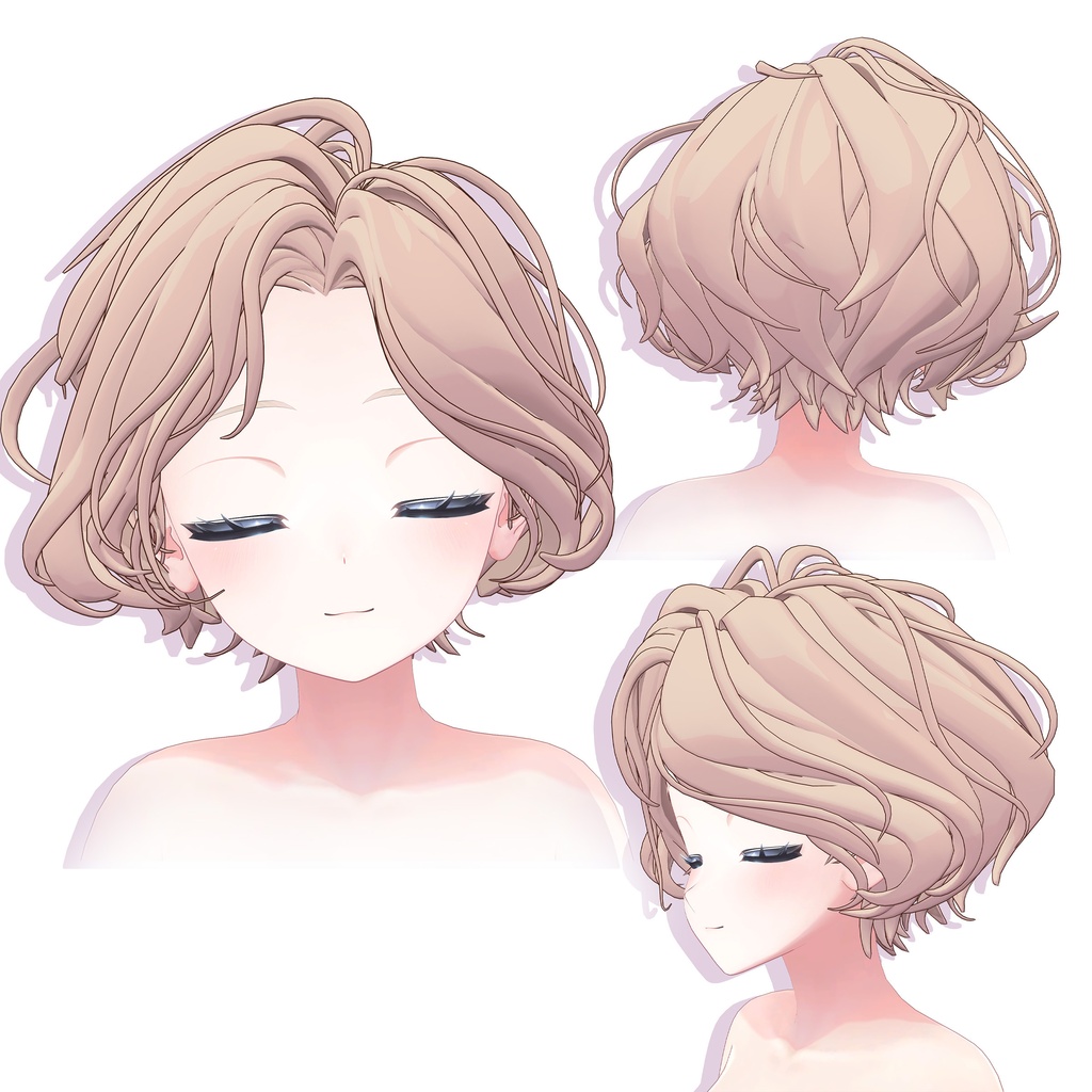 【ヘア】SHINY WAVE CUT