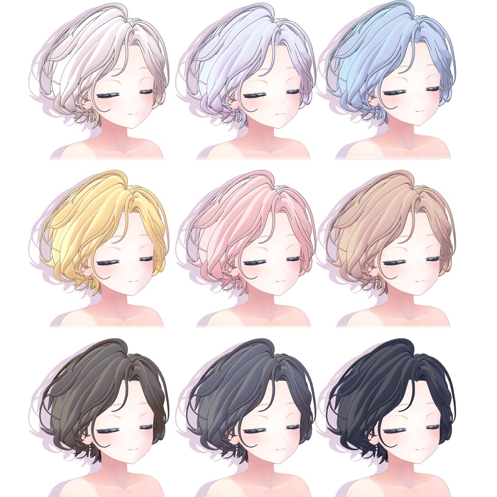 【ヘア】SHINY WAVE CUT