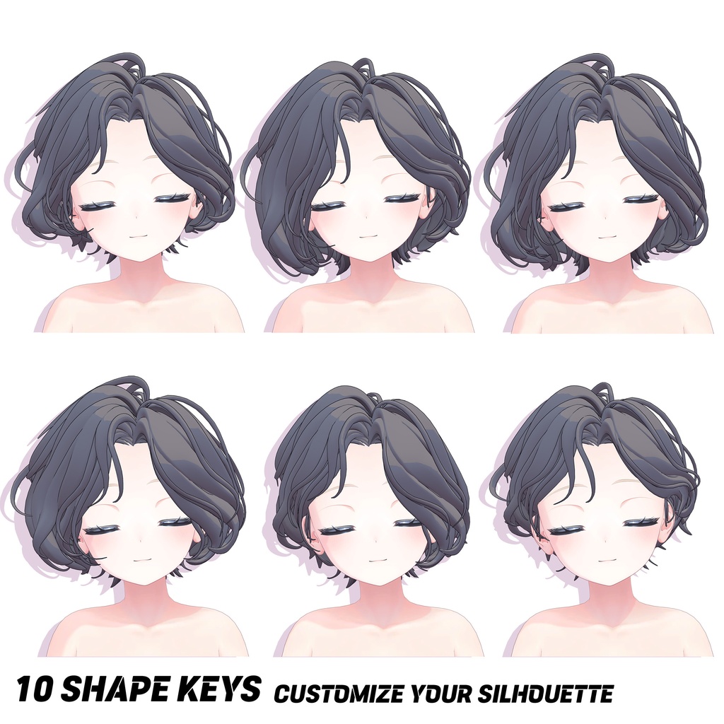 【ヘア】SHINY WAVE CUT