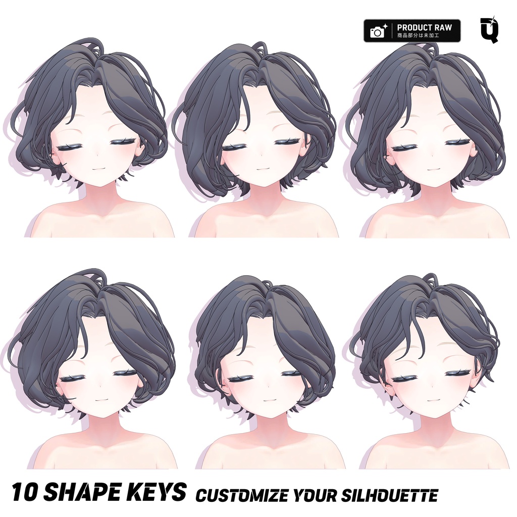 【ヘア】SHINY WAVE CUT