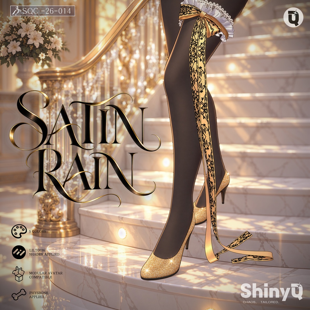 【シューズ】 SATIN RAIN