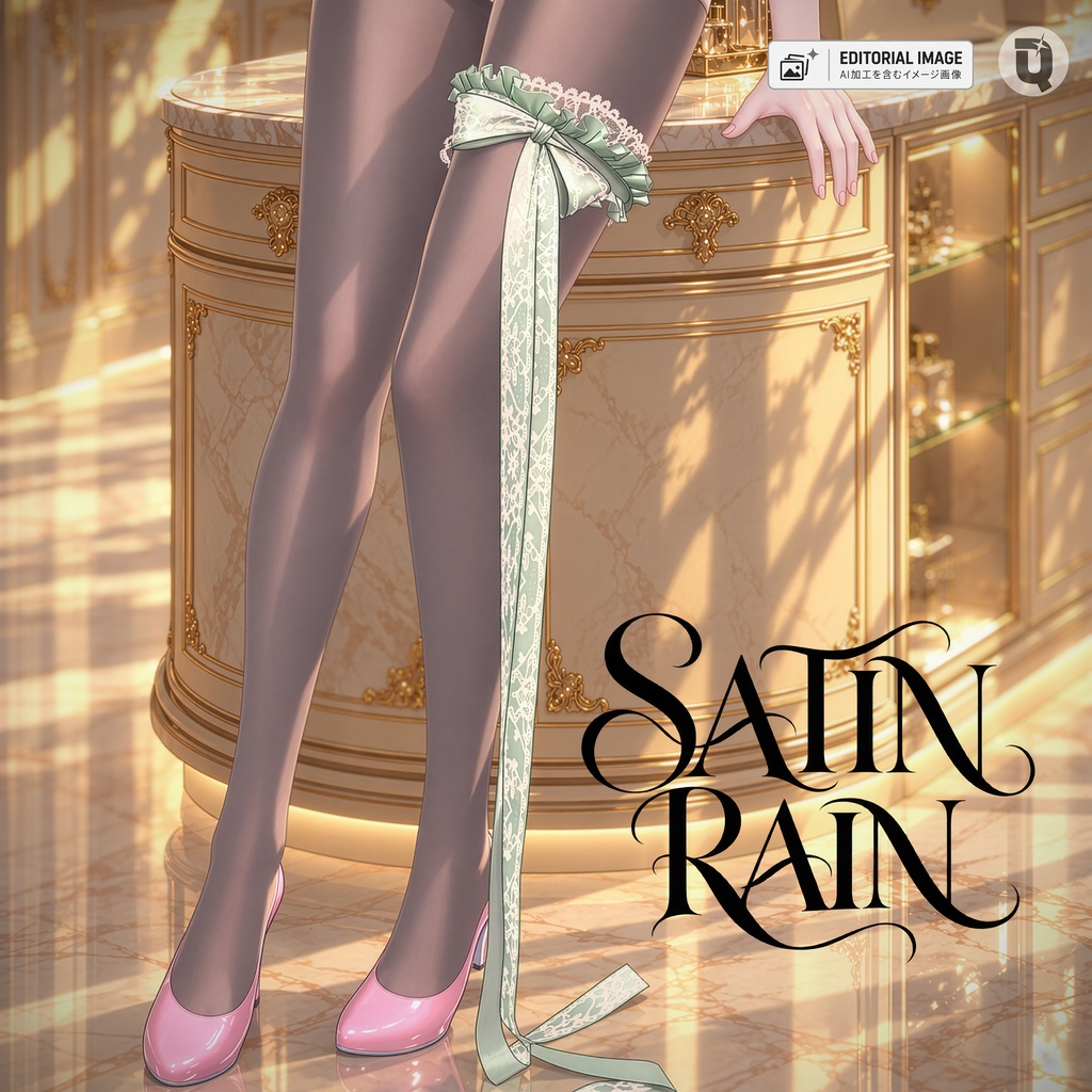 【シューズ】 SATIN RAIN