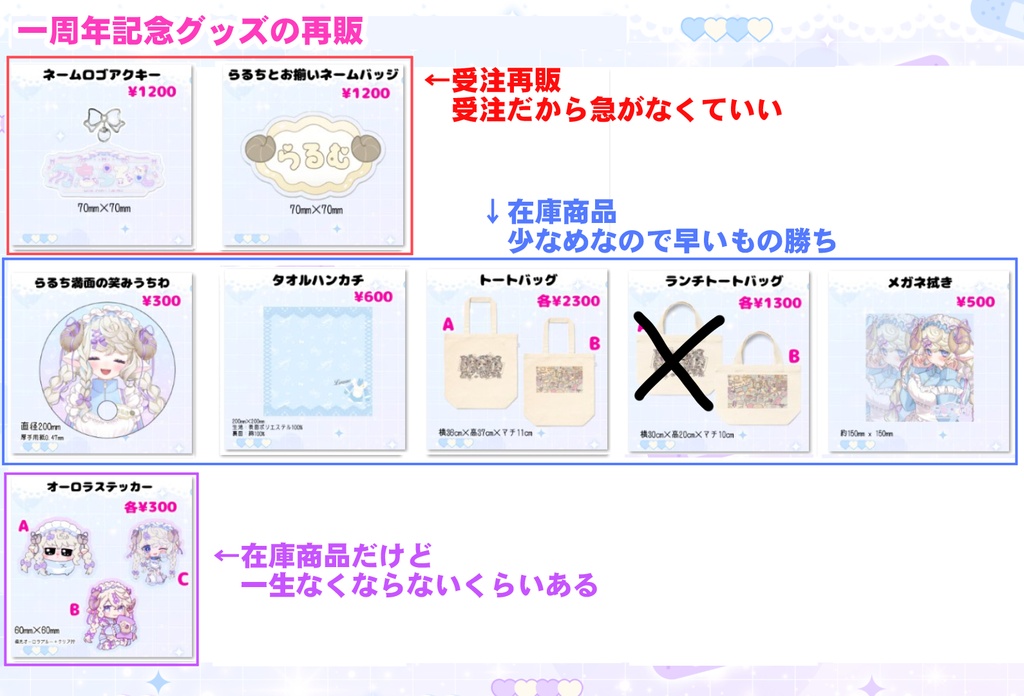 【受注】勿忘らるむ夏グッズ2026