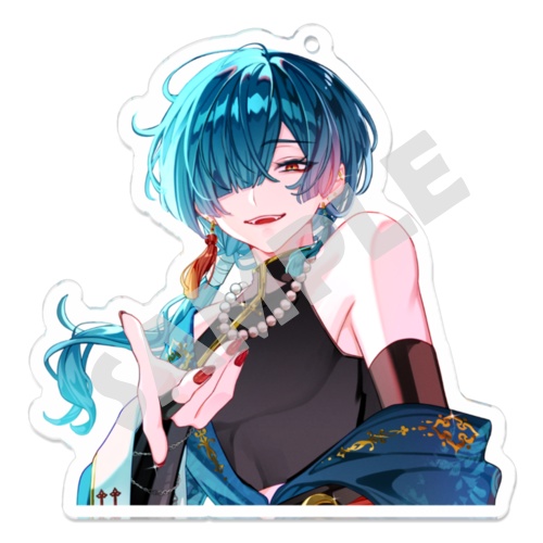 【常設】夜麗影５万人記念アクリルキーホルダー