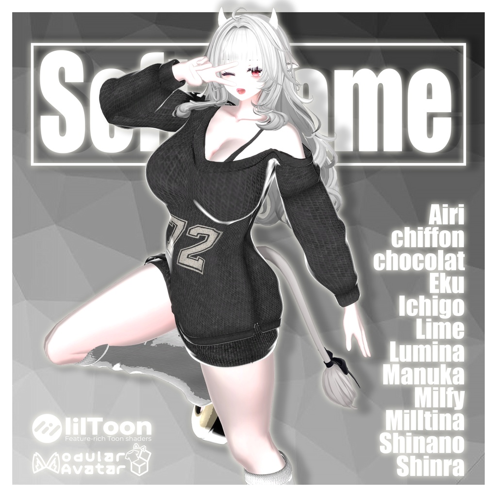【12人】 ☆Soft Frame☆ 【VRChat想定】