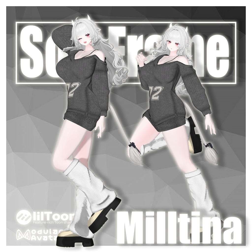 【12人】 ☆Soft Frame☆ 【VRChat想定】