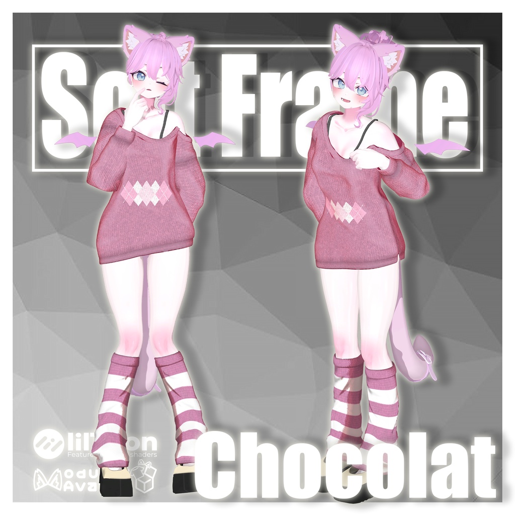 【12人】 ☆Soft Frame☆ 【VRChat想定】