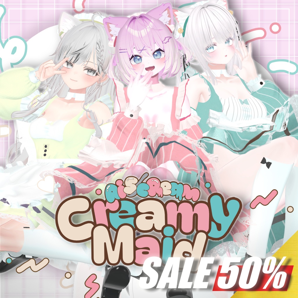 ✨GOLDEN WEEK✨ 50%!! ~5/8 【20人】  ♡Cramy Maid♡  【VRChat想定】