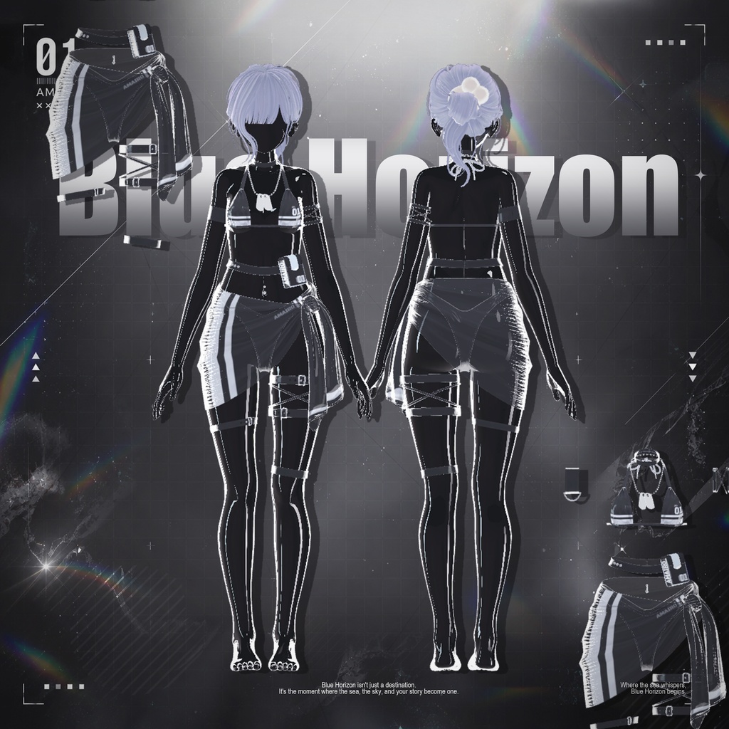 【18対応】🎁open sale!!🎁🏖️ Blue Horizon 🏖️【VRChat想定】
