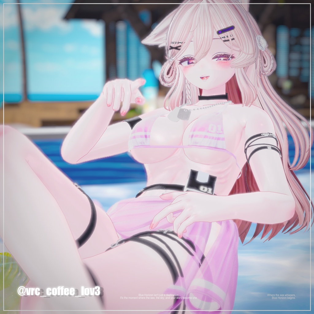 【18対応】🎁open sale!!🎁🏖️ Blue Horizon 🏖️【VRChat想定】
