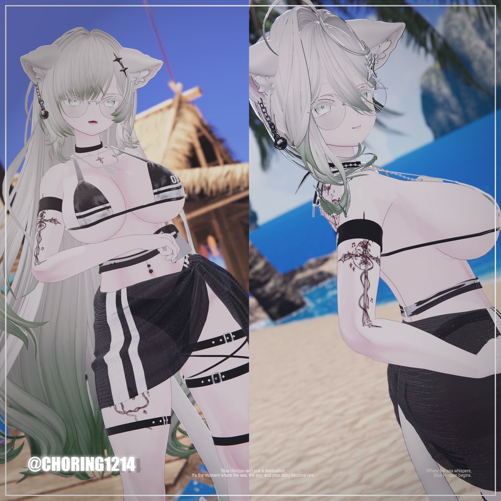 【18対応】🎁open sale!!🎁🏖️ Blue Horizon 🏖️【VRChat想定】