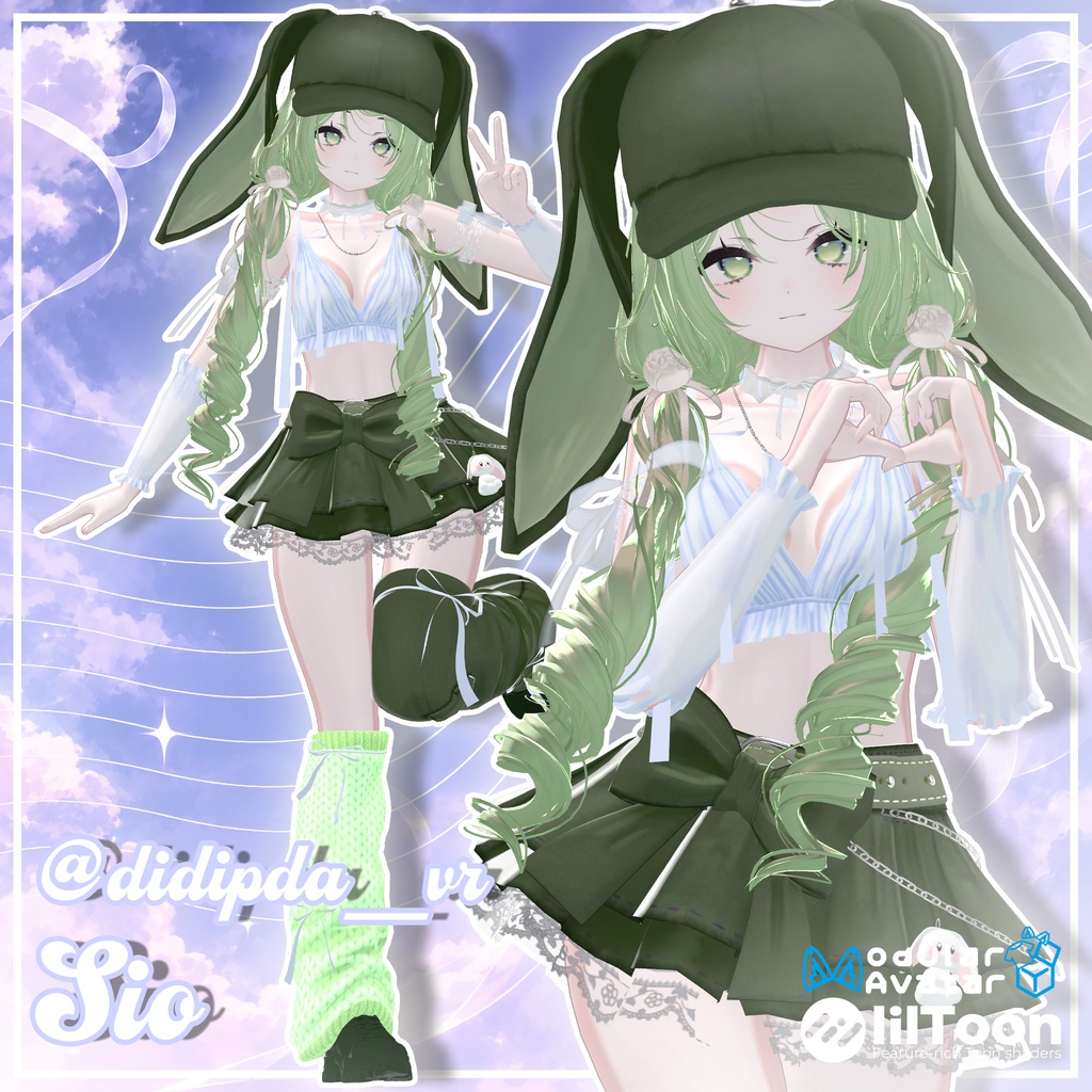 【17対応】🎁open sale!!🎁 🌙Lunelle🐇【VRChat想定】