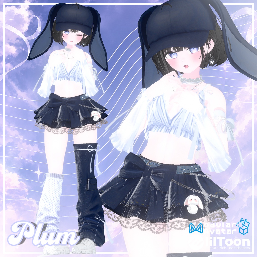 【17対応】🎁open sale!!🎁 🌙Lunelle🐇【VRChat想定】