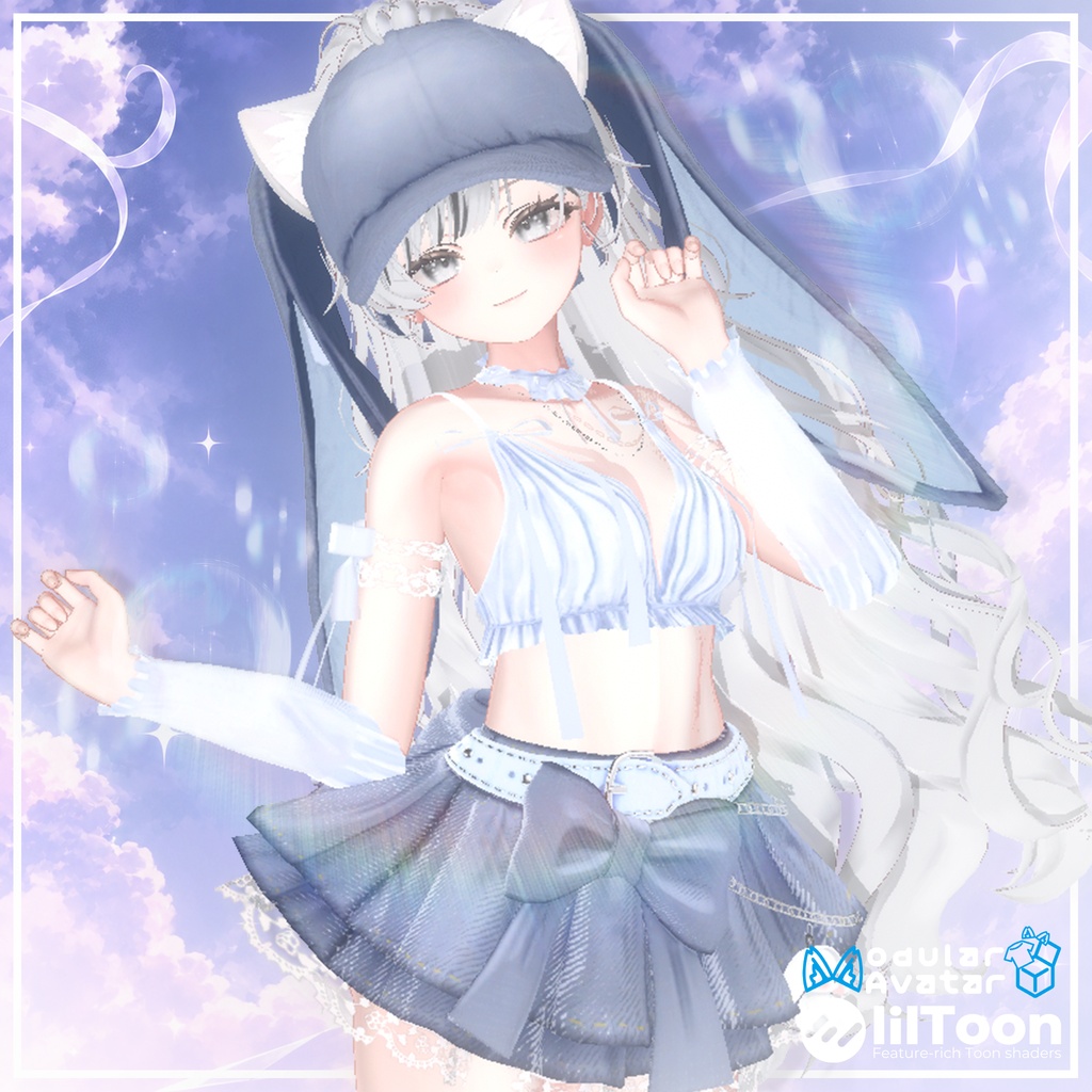 【17対応】🎁open sale!!🎁 🌙Lunelle🐇【VRChat想定】
