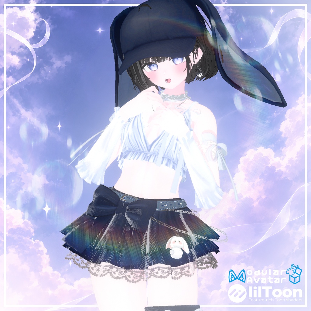 【17対応】🎁open sale!!🎁 🌙Lunelle🐇【VRChat想定】