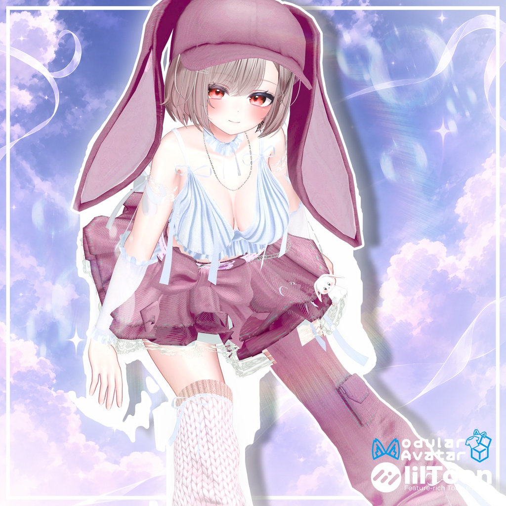 【17対応】🎁open sale!!🎁 🌙Lunelle🐇【VRChat想定】