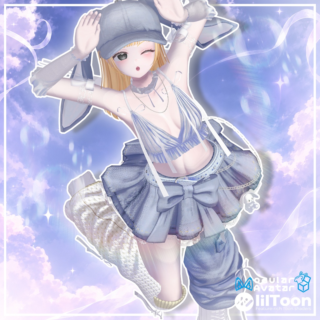 【17対応】🎁open sale!!🎁 🌙Lunelle🐇【VRChat想定】