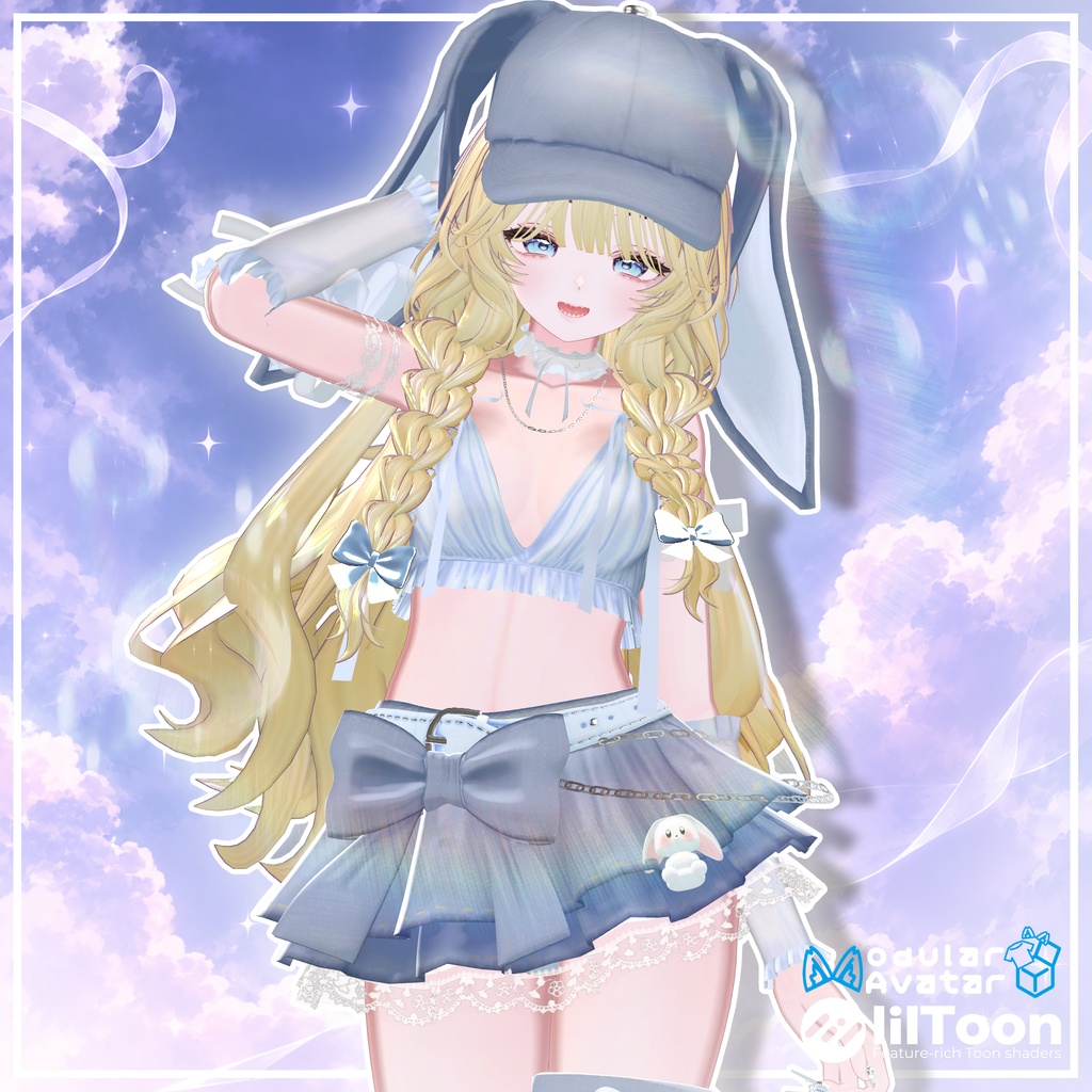 【17対応】🎁open sale!!🎁 🌙Lunelle🐇【VRChat想定】