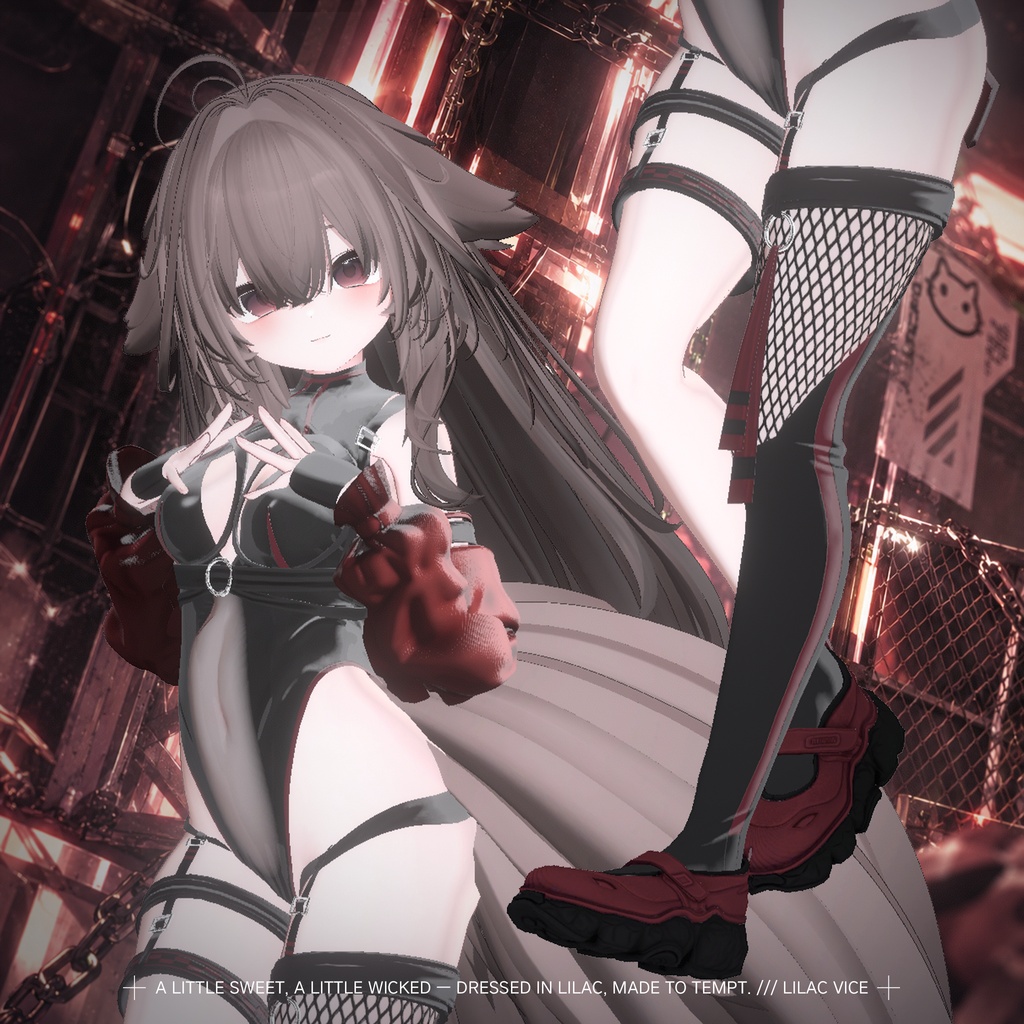 【18対応】🎁open sale!!🎁💜 Lilac Vice 💜【VRChat想定】