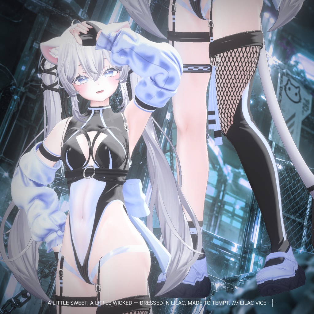 【18対応】🎁open sale!!🎁💜 Lilac Vice 💜【VRChat想定】