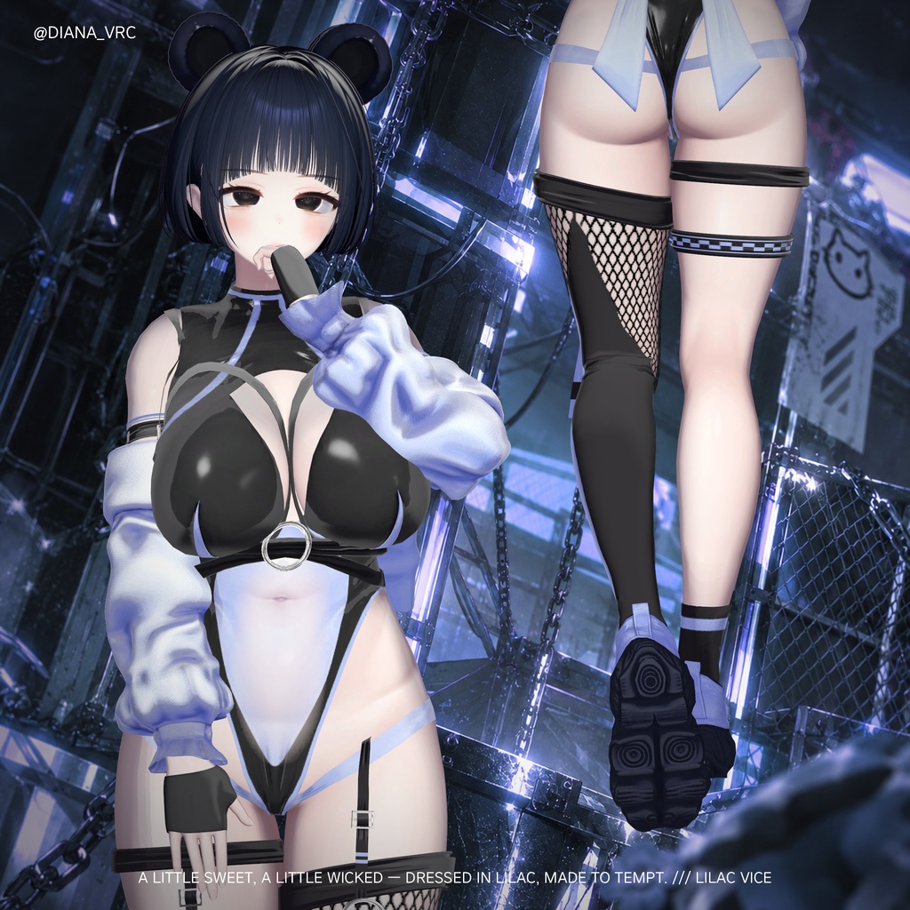 【18対応】🎁open sale!!🎁💜 Lilac Vice 💜【VRChat想定】