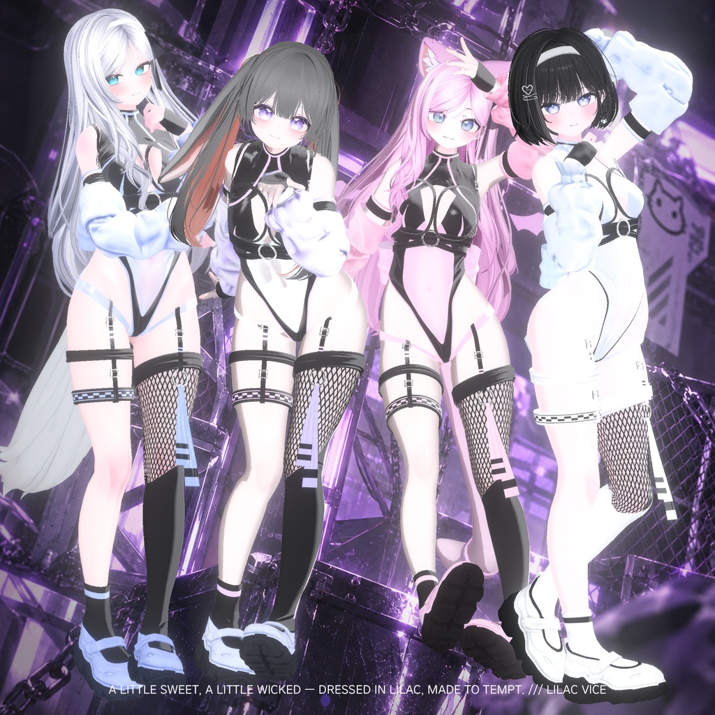 【18対応】🎁open sale!!🎁💜 Lilac Vice 💜【VRChat想定】