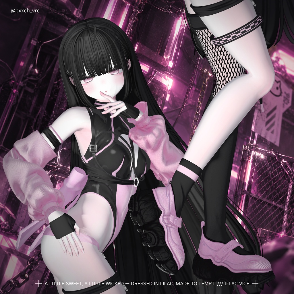 【18対応】🎁open sale!!🎁💜 Lilac Vice 💜【VRChat想定】