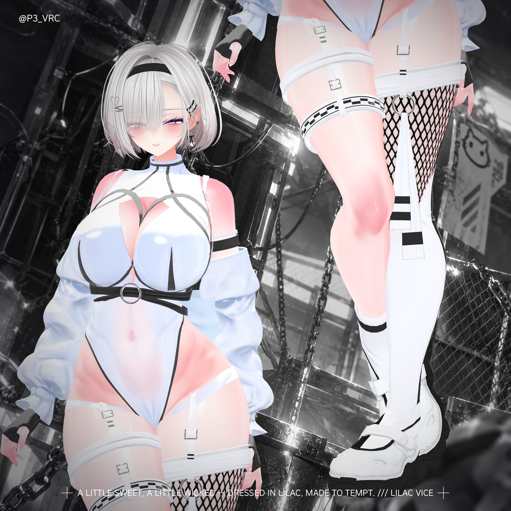 【18対応】🎁open sale!!🎁💜 Lilac Vice 💜【VRChat想定】