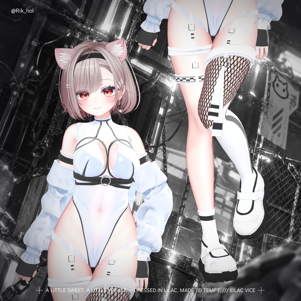 【18対応】🎁open sale!!🎁💜 Lilac Vice 💜【VRChat想定】