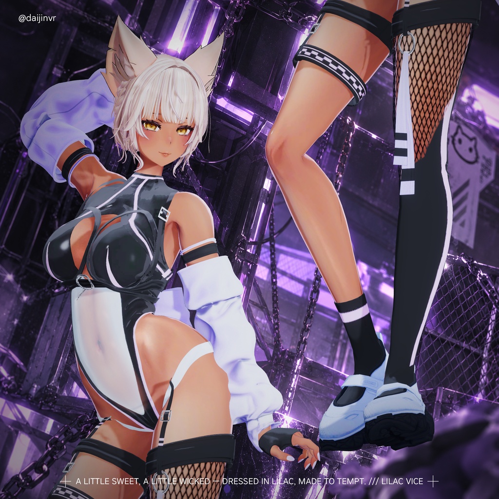 【18対応】🎁open sale!!🎁💜 Lilac Vice 💜【VRChat想定】