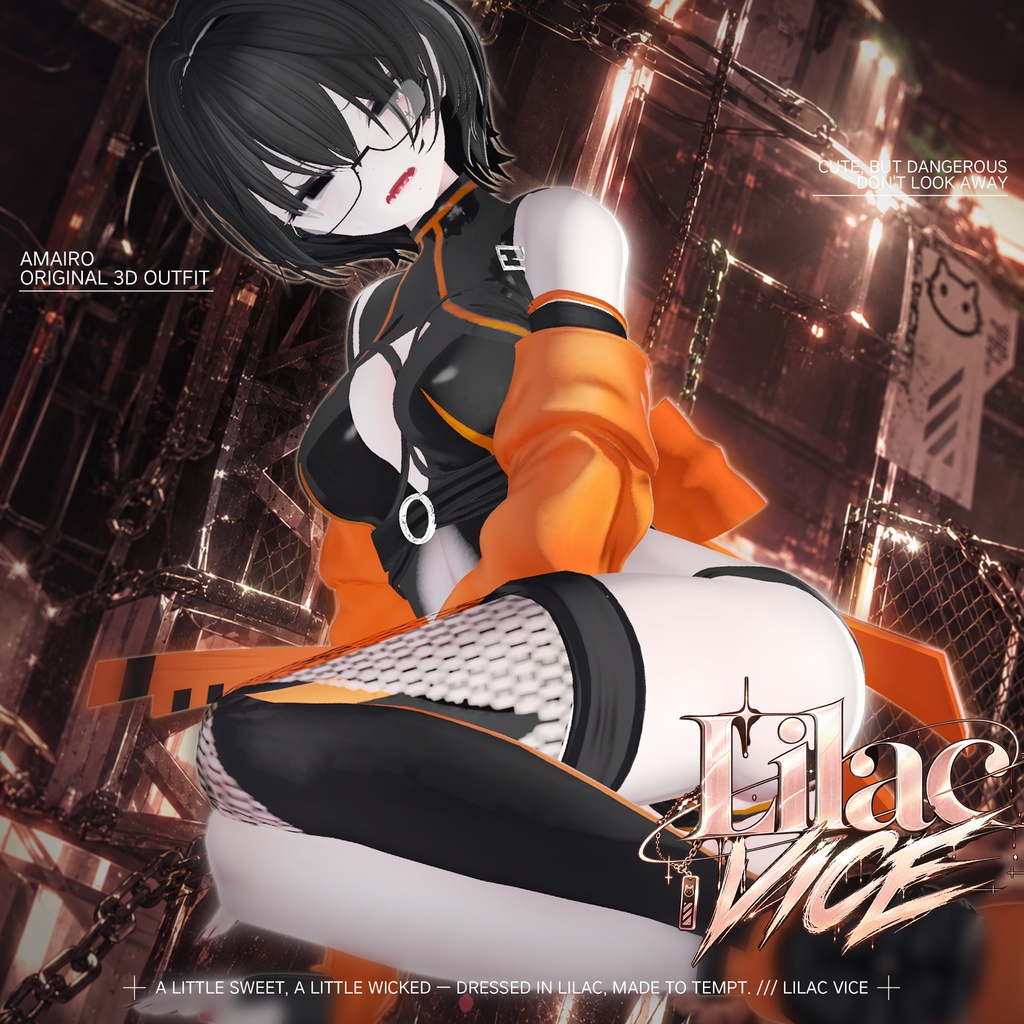 【18対応】🎁open sale!!🎁💜 Lilac Vice 💜【VRChat想定】