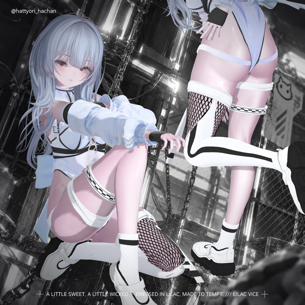 【18対応】🎁open sale!!🎁💜 Lilac Vice 💜【VRChat想定】