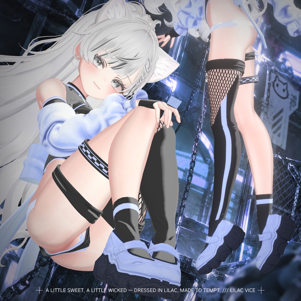 【18対応】🎁open sale!!🎁💜 Lilac Vice 💜【VRChat想定】