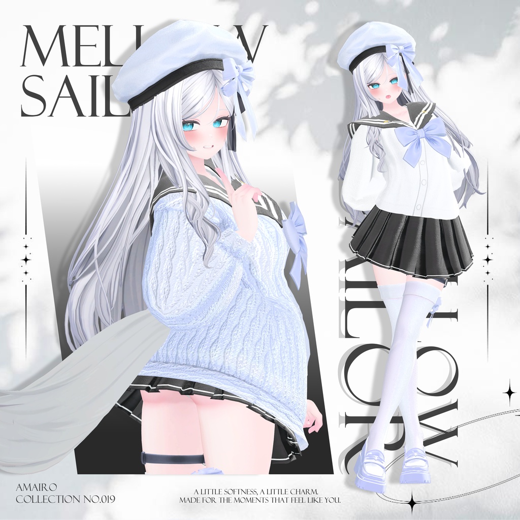 【16対応】🌸✨ OPEN SALE!! ✨🌸🎀 Mellow Sailor 🎀【VRChat想定】