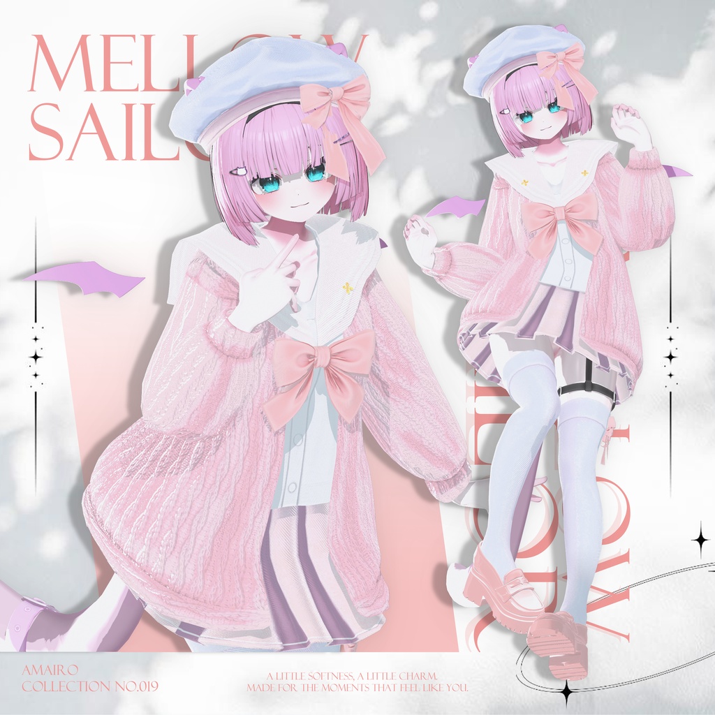 【16対応】🌸✨ OPEN SALE!! ✨🌸🎀 Mellow Sailor 🎀【VRChat想定】