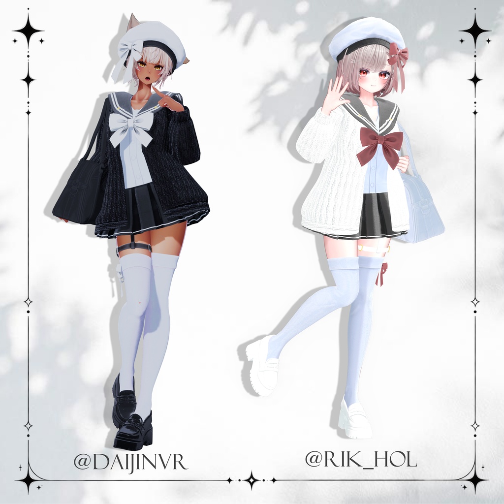 【16対応】🌸✨ OPEN SALE!! ✨🌸🎀 Mellow Sailor 🎀【VRChat想定】
