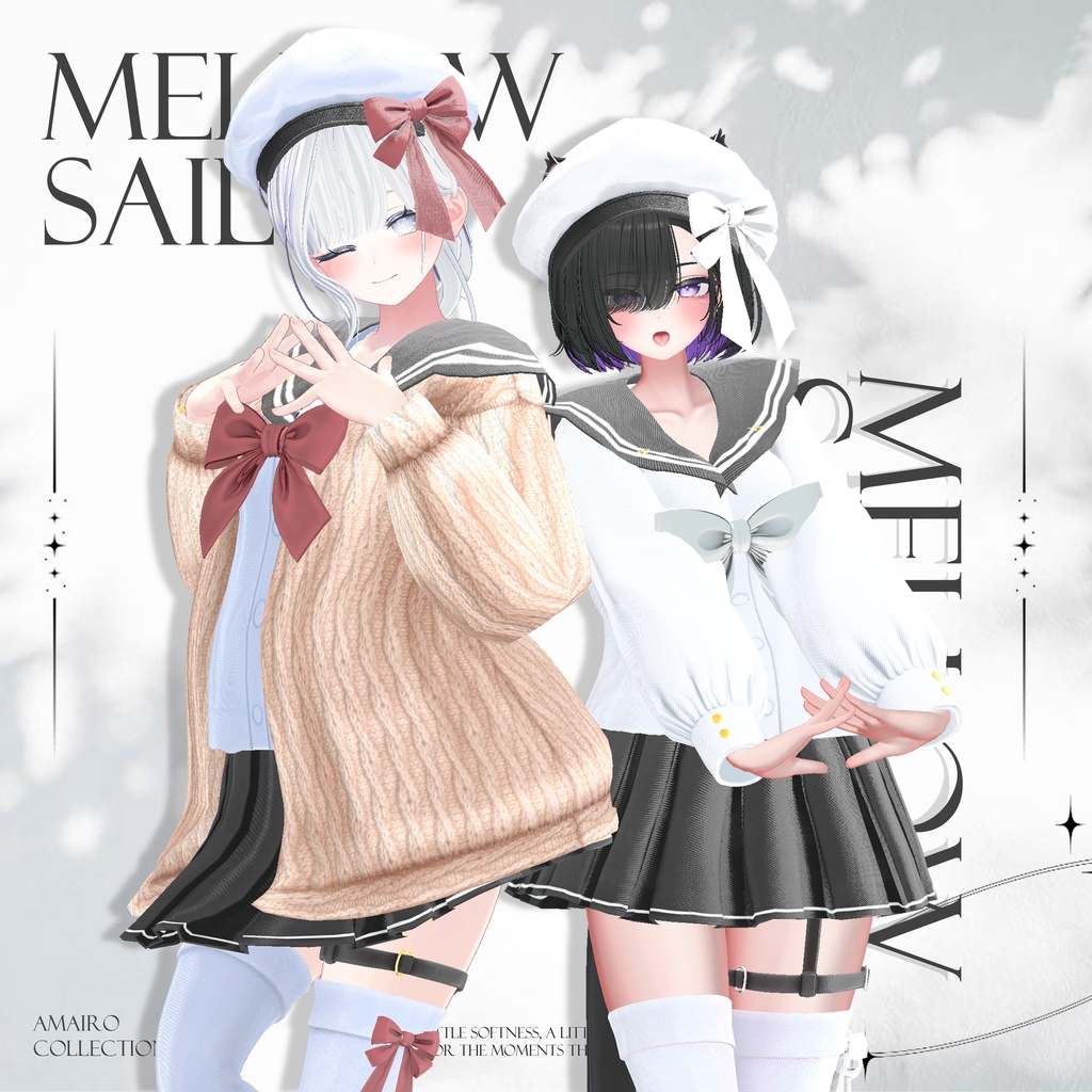 【16対応】🌸✨ OPEN SALE!! ✨🌸🎀 Mellow Sailor 🎀【VRChat想定】