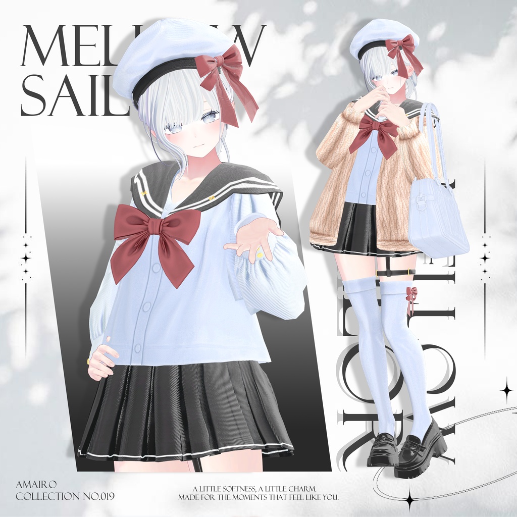 【16対応】🌸✨ OPEN SALE!! ✨🌸🎀 Mellow Sailor 🎀【VRChat想定】