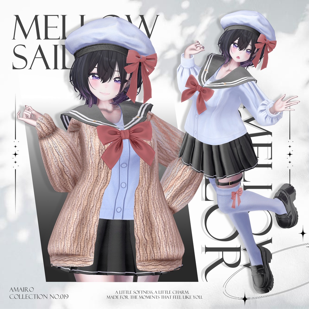 【16対応】🌸✨ OPEN SALE!! ✨🌸🎀 Mellow Sailor 🎀【VRChat想定】