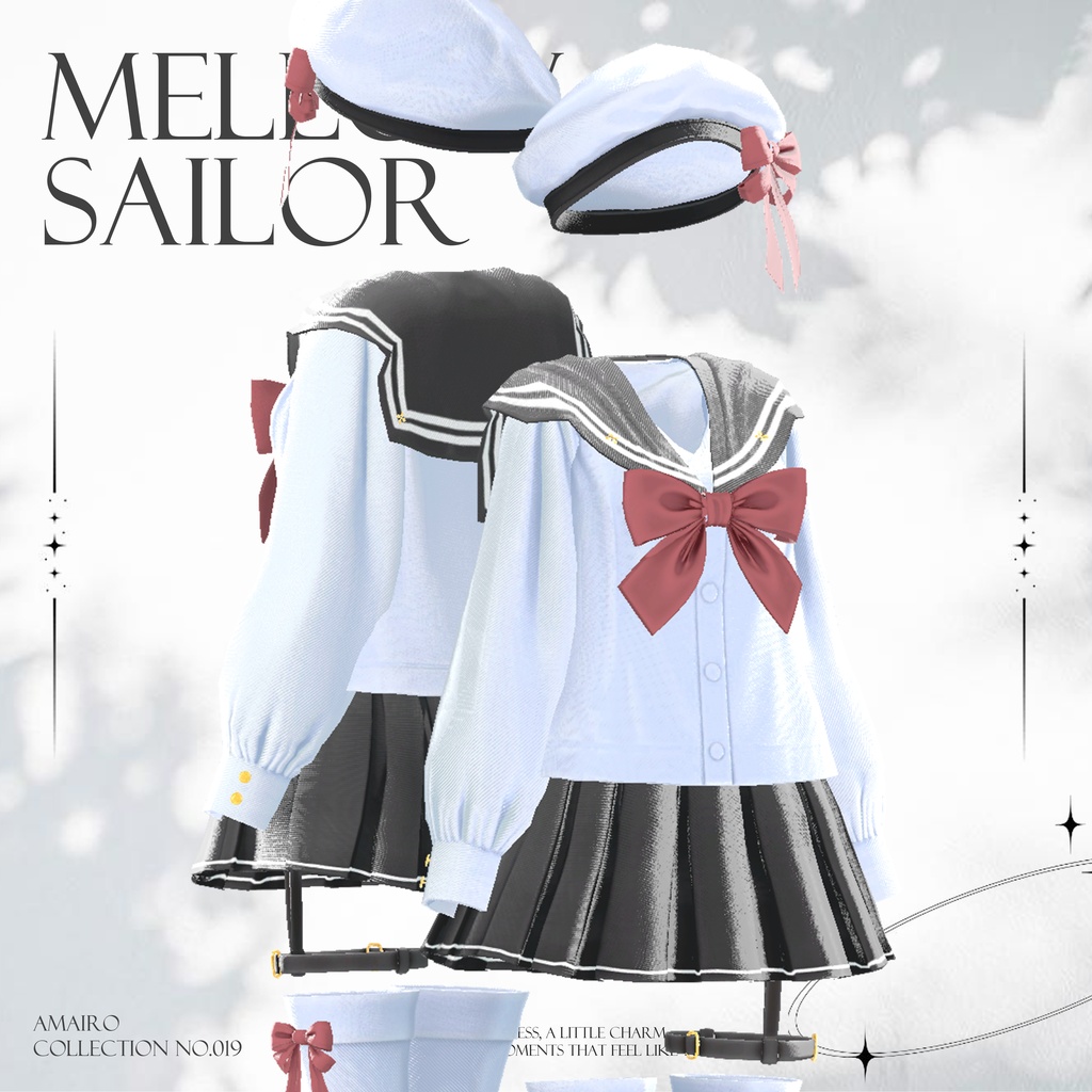 【16対応】🌸✨ OPEN SALE!! ✨🌸🎀 Mellow Sailor 🎀【VRChat想定】