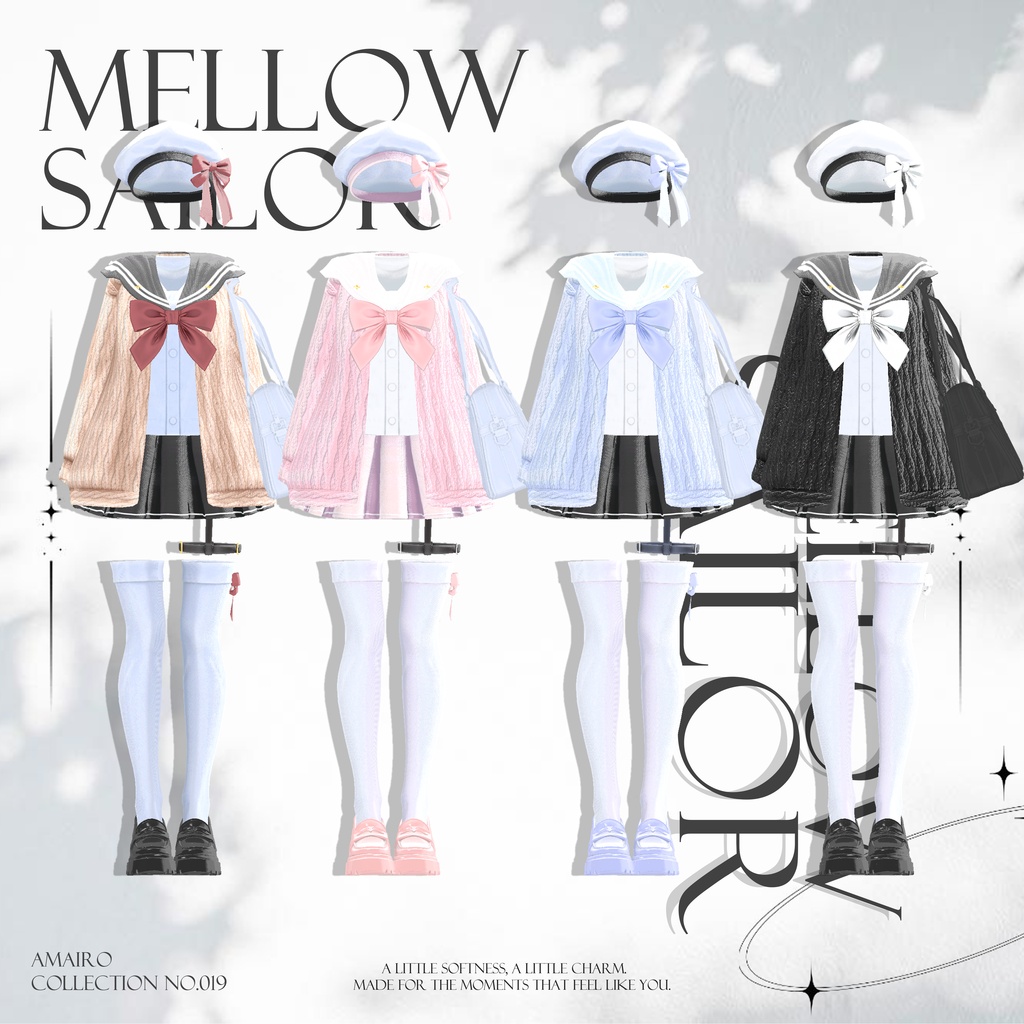 【16対応】🌸✨ OPEN SALE!! ✨🌸🎀 Mellow Sailor 🎀【VRChat想定】