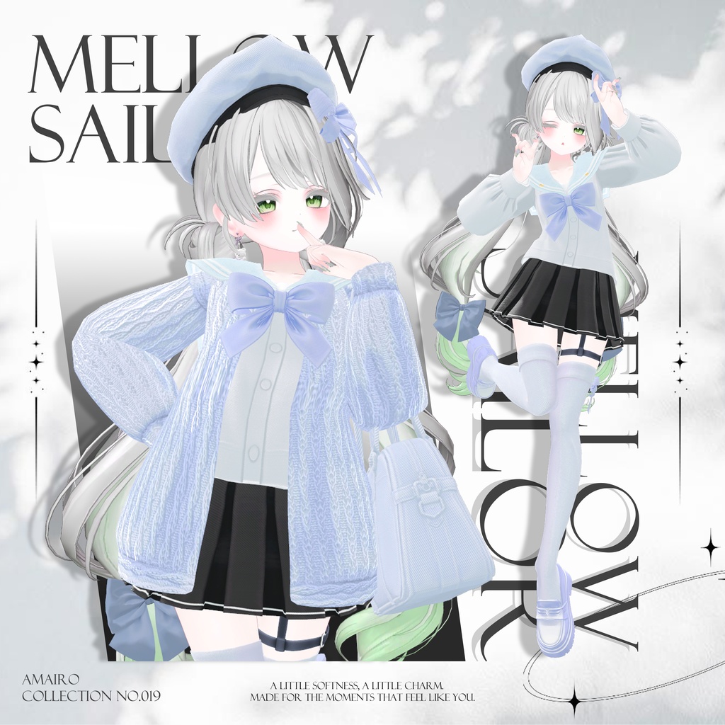 【16対応】🌸✨ OPEN SALE!! ✨🌸🎀 Mellow Sailor 🎀【VRChat想定】