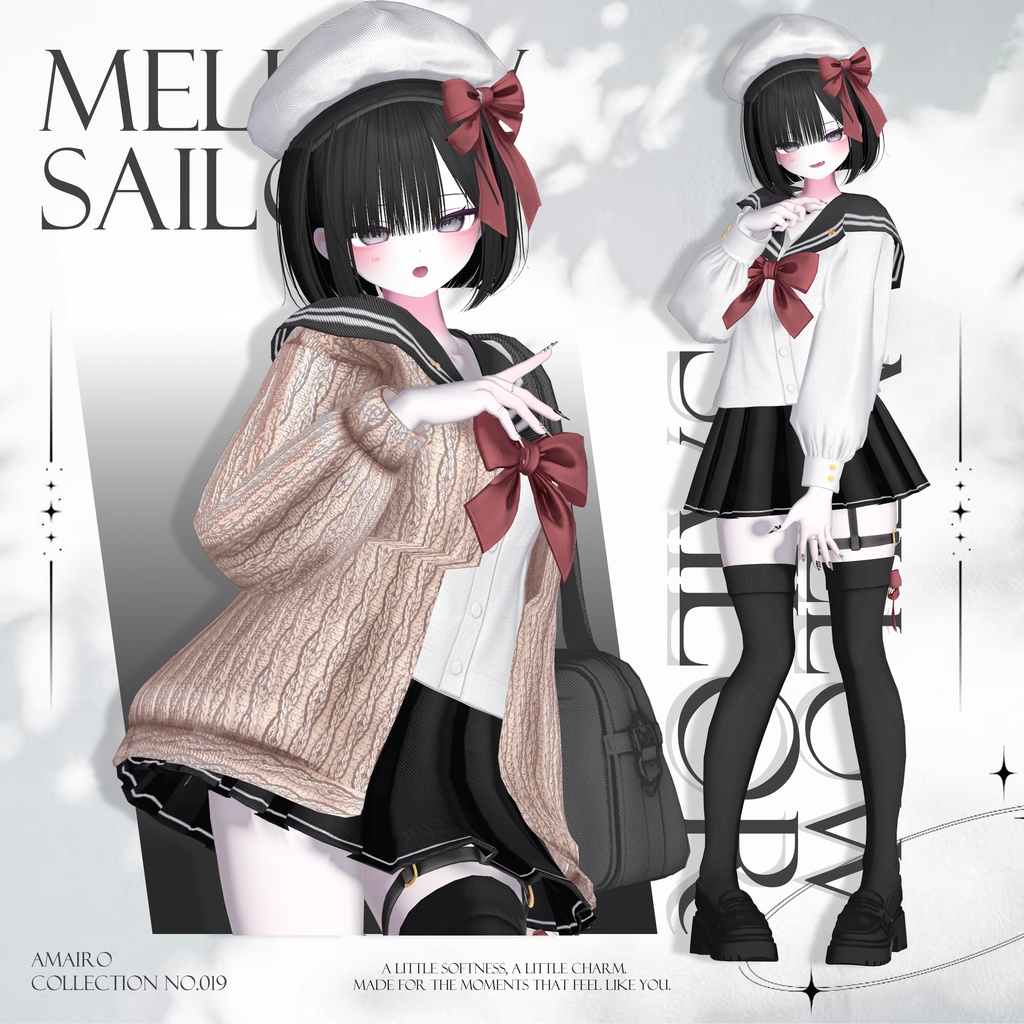 【16対応】🌸✨ OPEN SALE!! ✨🌸🎀 Mellow Sailor 🎀【VRChat想定】