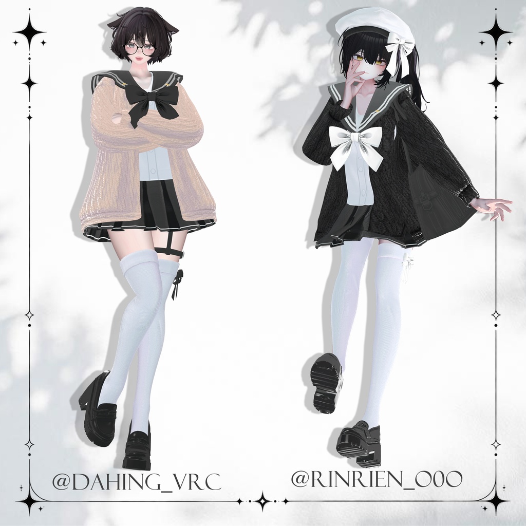 【16対応】🌸✨ OPEN SALE!! ✨🌸🎀 Mellow Sailor 🎀【VRChat想定】