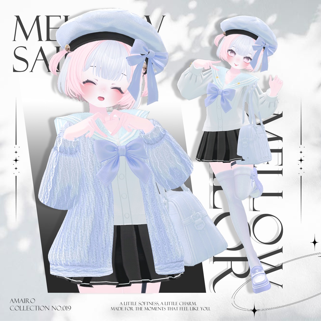 【16対応】🌸✨ OPEN SALE!! ✨🌸🎀 Mellow Sailor 🎀【VRChat想定】