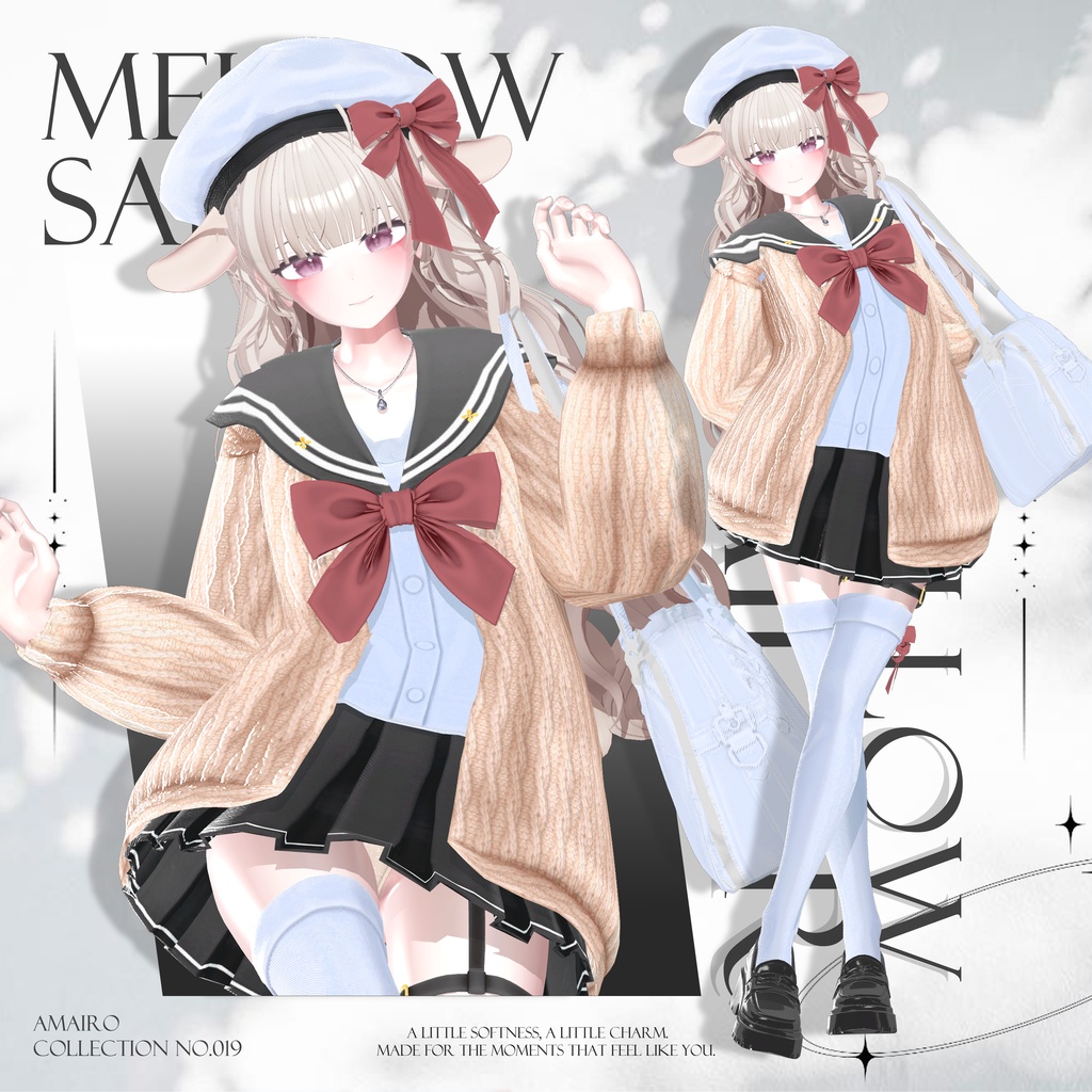 【16対応】🌸✨ OPEN SALE!! ✨🌸🎀 Mellow Sailor 🎀【VRChat想定】