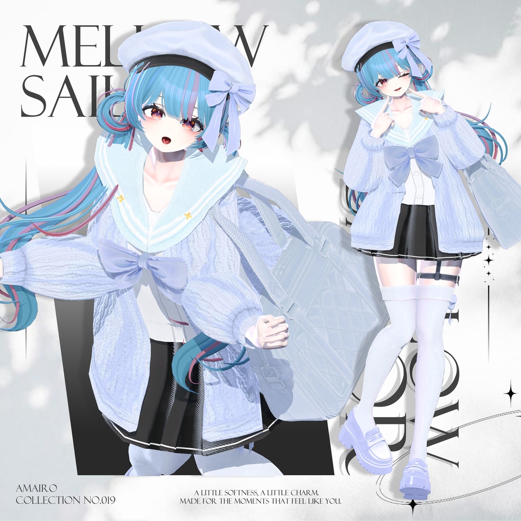 【16対応】🌸✨ OPEN SALE!! ✨🌸🎀 Mellow Sailor 🎀【VRChat想定】