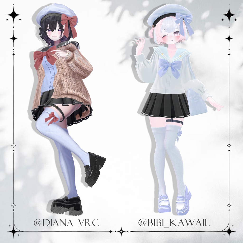 【16対応】🌸✨ OPEN SALE!! ✨🌸🎀 Mellow Sailor 🎀【VRChat想定】