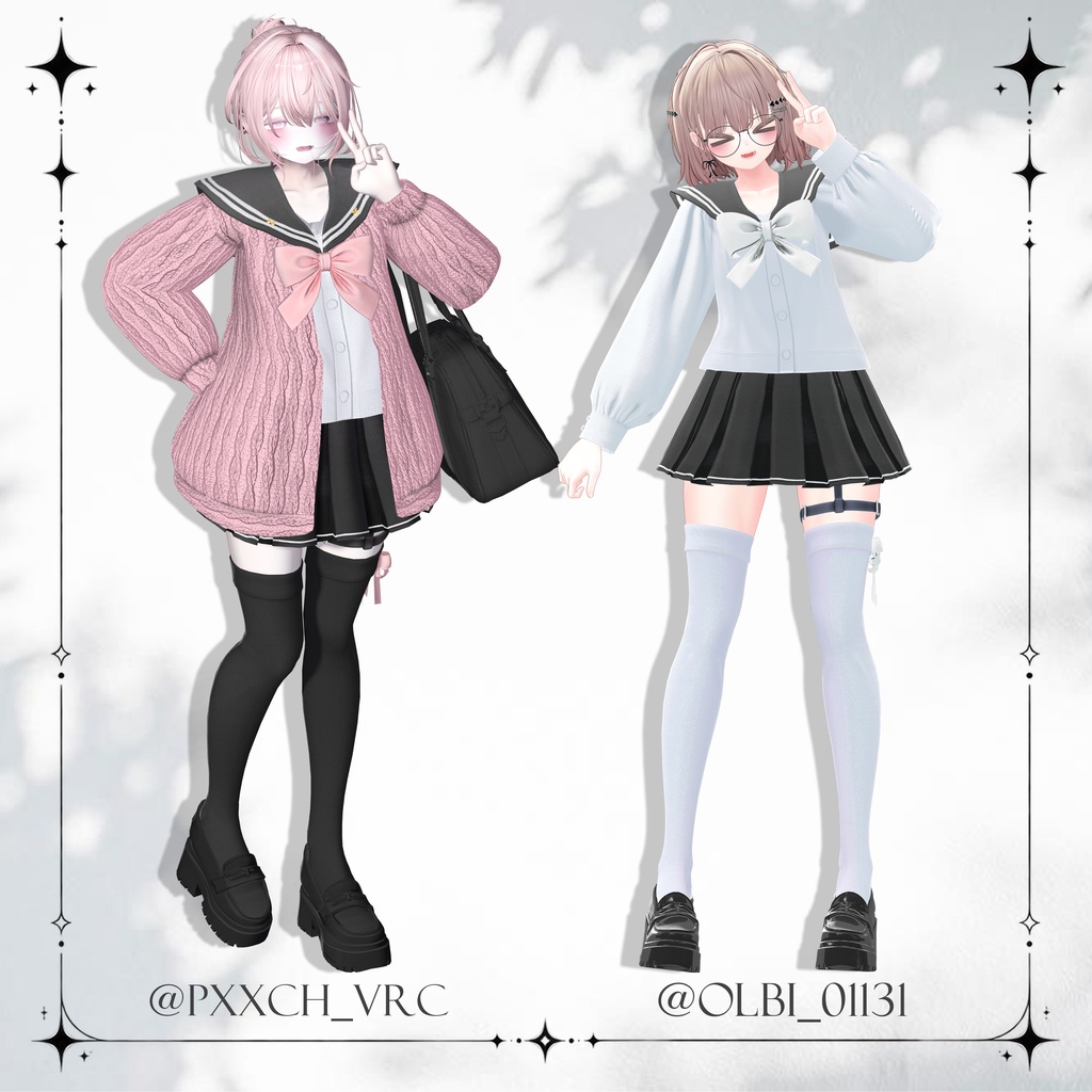 【16対応】🌸✨ OPEN SALE!! ✨🌸🎀 Mellow Sailor 🎀【VRChat想定】