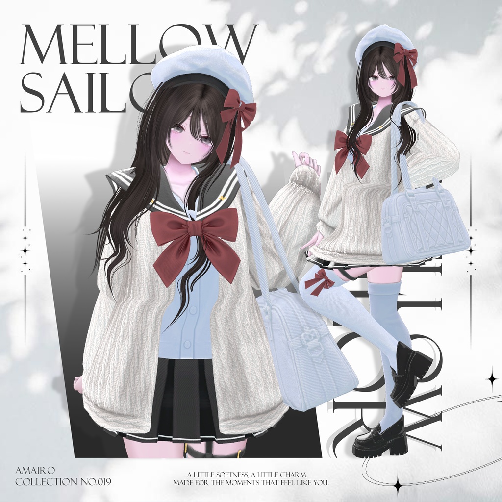 【16対応】🌸✨ OPEN SALE!! ✨🌸🎀 Mellow Sailor 🎀【VRChat想定】
